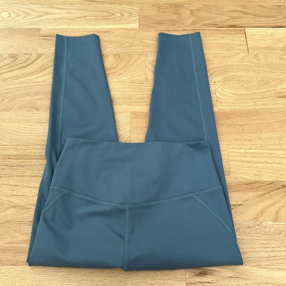 Girlfriend Collective Teal Leggings - Picture 2 of 5